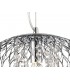 Medium Ceiling Pendant 1 Light Polished Chrome, Clear Glass - 6