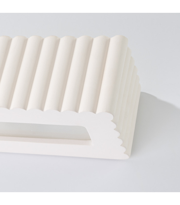Rigata Up & Down Wall Lamp White 1x E27-5