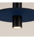Pelta Slim Pendant Ceiling Light Navy Blue Black 1x GU10-6