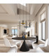 Pelta Slim Pendant Ceiling Light Beige Black 1x GU10-13