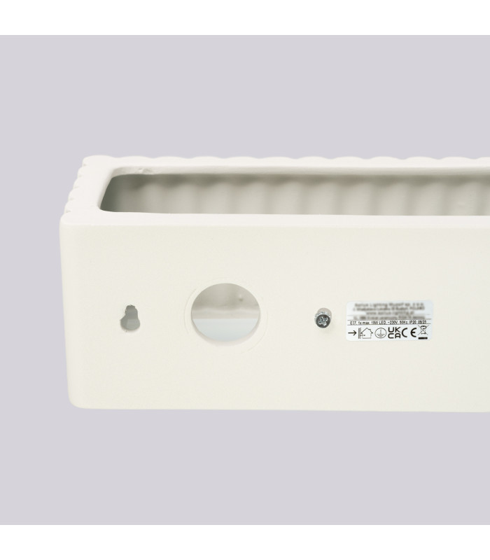 Rigata Up & Down Wall Lamp Beige 1x E27-8