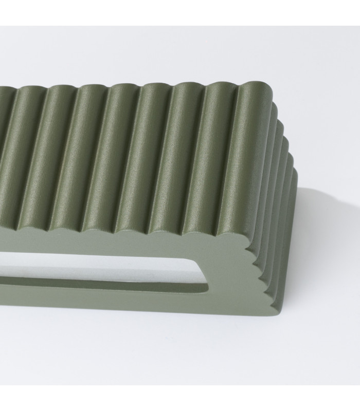 Rigata Up & Down Wall Lamp Olive Green 1x E27-5