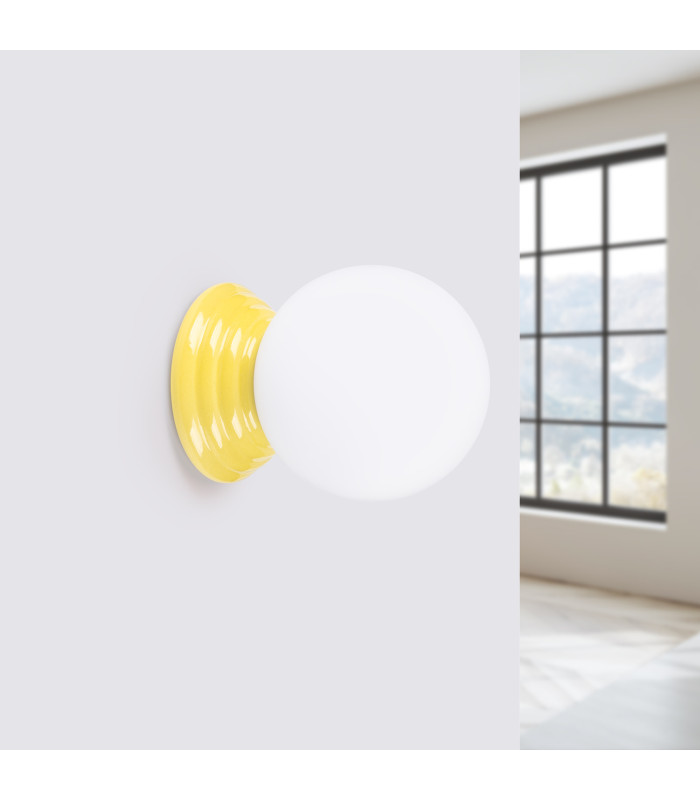 Zori Bathroom Wall Lamp Yellow 1x G9IP44-3