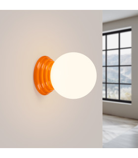 Zori Bathroom Wall Lamp Orange 1x G9IP44-2