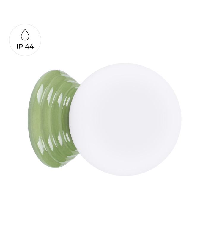 Zori Bathroom Wall Lamp Olive Green 1x G9IP44-1