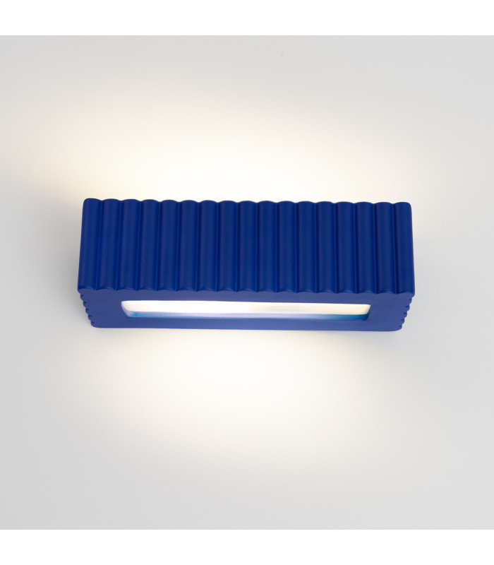 Rigata Up & Down Wall Lamp Ultramarine 1x E27-6