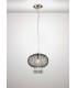 Medium Ceiling Pendant 1 Light Antique Brass, Clear Glass - 2