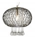 Medium Ceiling Pendant 1 Light Antique Brass, Clear Glass - 5