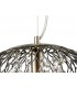 Medium Ceiling Pendant 1 Light Antique Brass, Clear Glass - 6