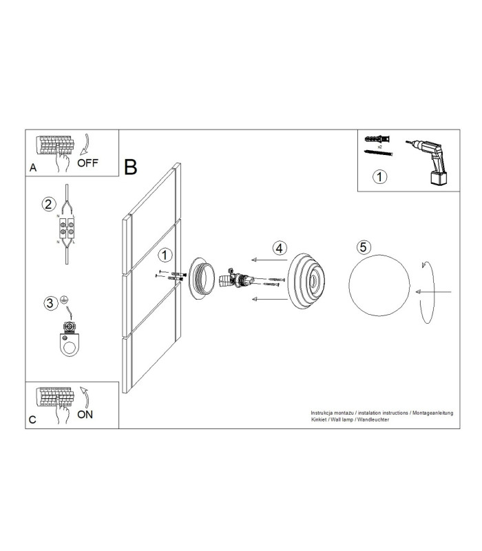 Zori Bathroom Wall Lamp Olive Green 1x G9IP44-11