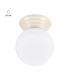 Zori Bathroom Ceiling Light Beige 1x G9IP44-1