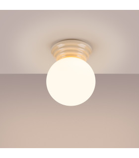 Zori Bathroom Ceiling Light Beige 1x G9IP44-2