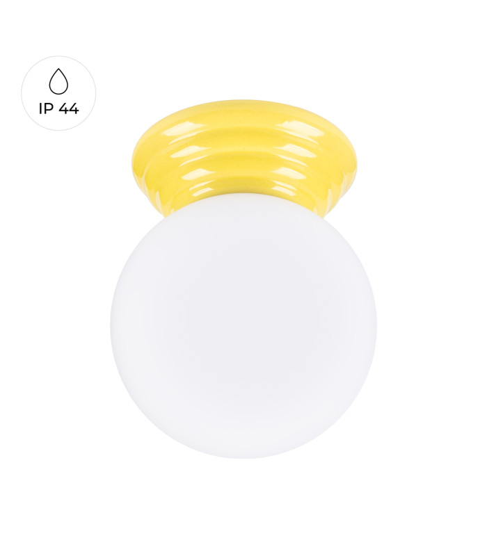 Zori Bathroom Ceiling Light Yellow 1x G9IP44-1