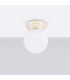 Zori Bathroom Ceiling Light Beige 1x G9IP44-3