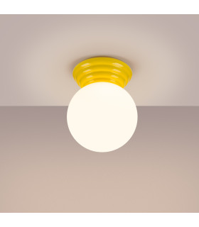 Zori Bathroom Ceiling Light Yellow 1x G9IP44-2