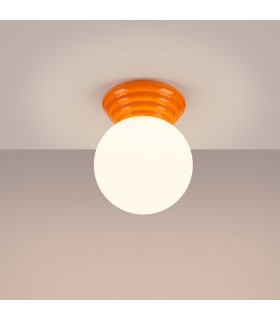 Zori Bathroom Ceiling Light Orange 1x G9IP44-2