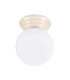 Zori Bathroom Ceiling Light Beige 1x G9IP44-4