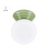 Zori Bathroom Ceiling Light Olive Green 1x G9IP44-1