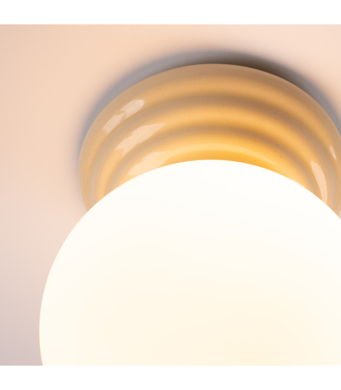 Zori Bathroom Ceiling Light Beige 1x G9IP44-5