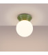 Zori Bathroom Ceiling Light Olive Green 1x G9IP44-2