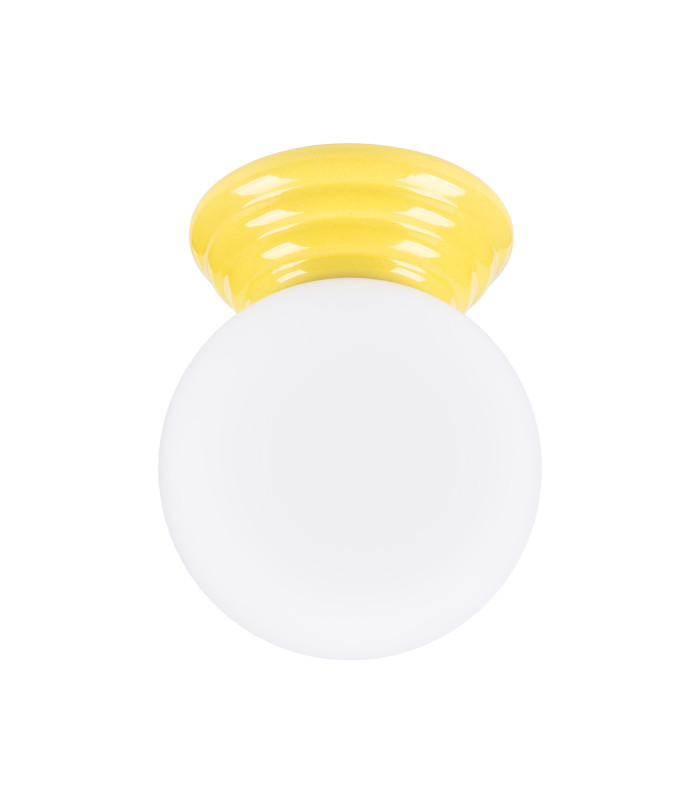 Zori Bathroom Ceiling Light Yellow 1x G9IP44-4