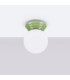 Zori Bathroom Ceiling Light Olive Green 1x G9IP44-3