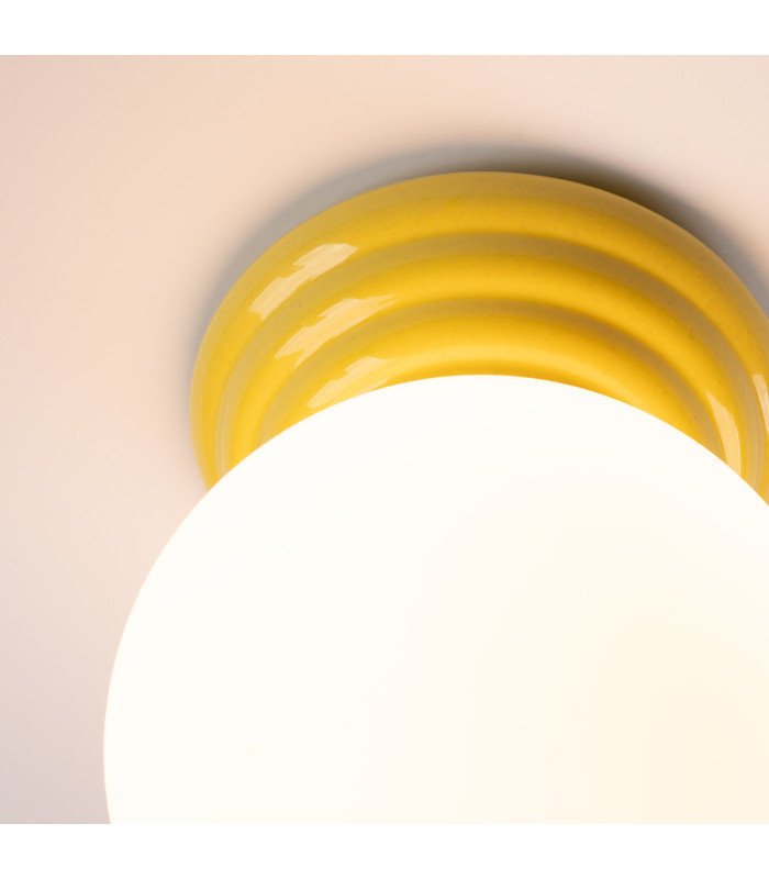 Zori Bathroom Ceiling Light Yellow 1x G9IP44-5