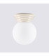 Zori Bathroom Ceiling Light Beige 1x G9IP44-7