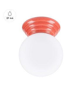 Zori Bathroom Ceiling Light Peach 1x G9IP44-1
