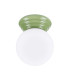 Zori Bathroom Ceiling Light Olive Green 1x G9IP44-4