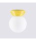 Zori Bathroom Ceiling Light Yellow 1x G9IP44-7