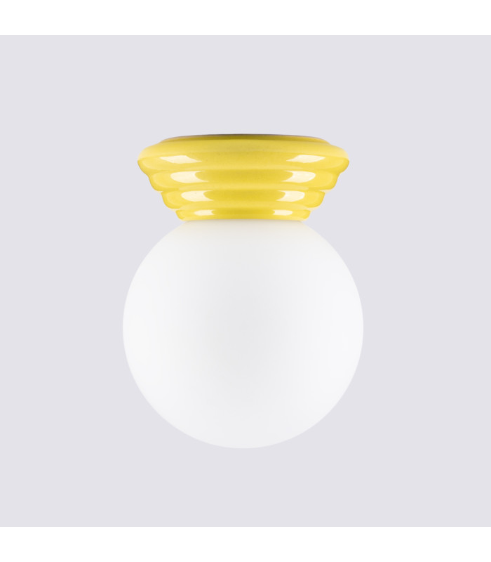 Zori Bathroom Ceiling Light Yellow 1x G9IP44-7