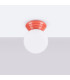 Zori Bathroom Ceiling Light Peach 1x G9IP44-3