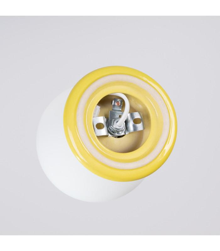 Zori Bathroom Ceiling Light Yellow 1x G9IP44-8
