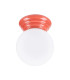 Zori Bathroom Ceiling Light Peach 1x G9IP44-4