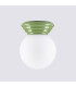 Zori Bathroom Ceiling Light Olive Green 1x G9IP44-7