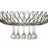 Large Ceiling Pendant 1 Light Antique Brass, Clear Glass - 6