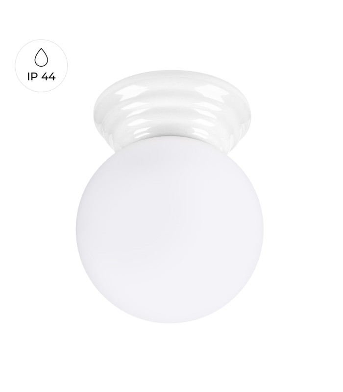 Zori Bathroom Ceiling Light White 1x G9IP44-1