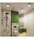 Zori Bathroom Ceiling Light Olive Green 1x G9IP44-13