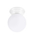 Zori Bathroom Ceiling Light White 1x G9IP44-4