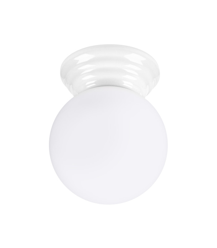 Zori Bathroom Ceiling Light White 1x G9IP44-4