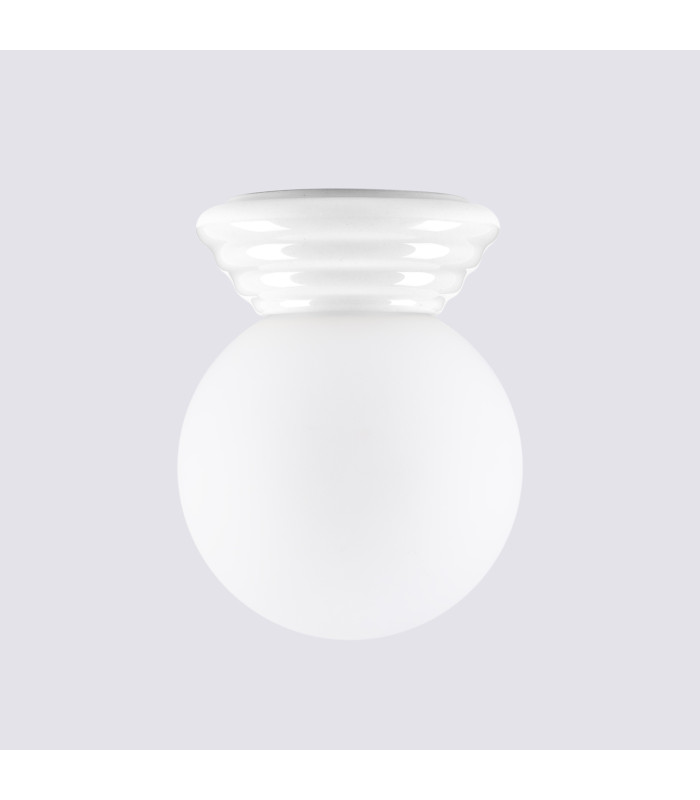 Zori Bathroom Ceiling Light White 1x G9IP44-7