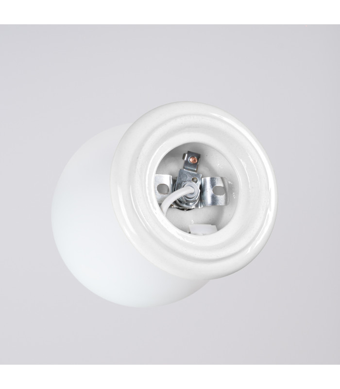 Zori Bathroom Ceiling Light White 1x G9IP44-8
