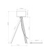 Natt Tripod Floor Lamp Taupe Natural Wood 1x E27-11
