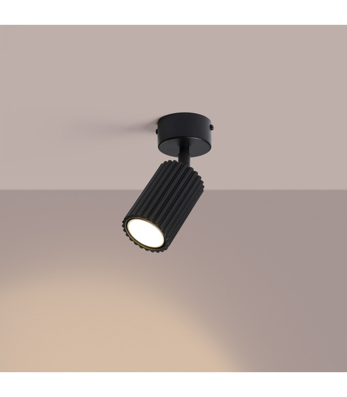 Karbon Single Spotlight Black 1x GU10-3
