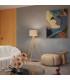 Natt Tripod Floor Lamp Taupe Natural Wood 1x E27-14