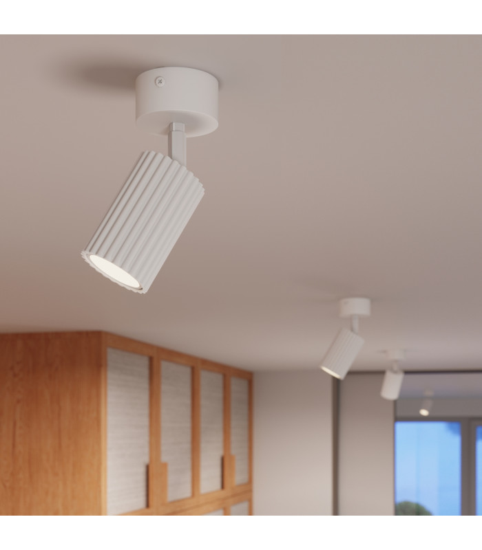 Karbon Single Spotlight White 1x GU10-12