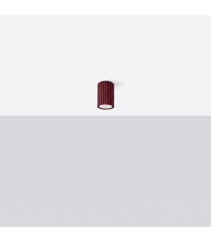 Karbon Surface Mounted Downlight Burgundy 1x GU10-2
