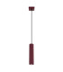 Karbon Slim Pendant Ceiling Light Burgundy 1x GU10-1