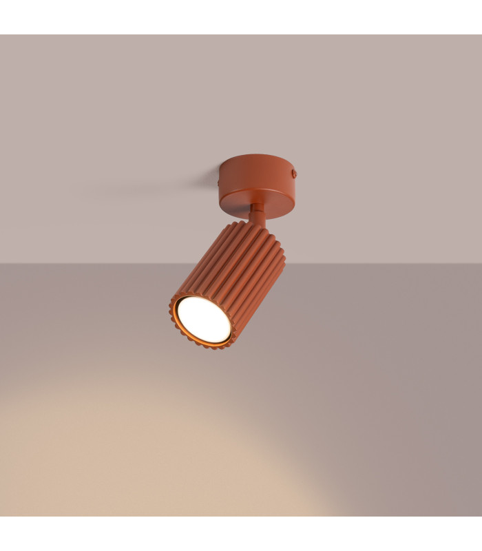 Karbon Single Spotlight Red Ochre 1x GU10-3